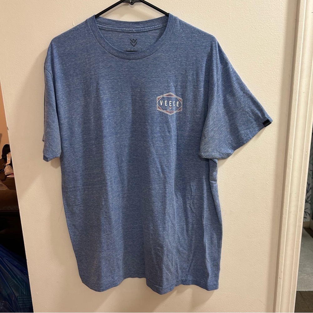 VEECE California‎ Collection T Shirt Blue Heathered Graphic Tee Men's